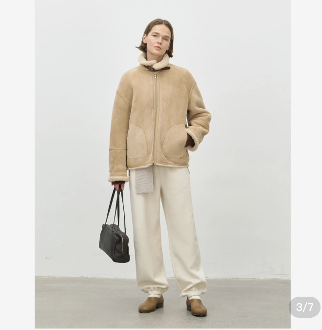26新款麂皮羊羔毛外套皮毛一体翻领外套女冬季保暖